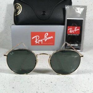 Authentic Ray-Ban Round Metal 3447 50 mm